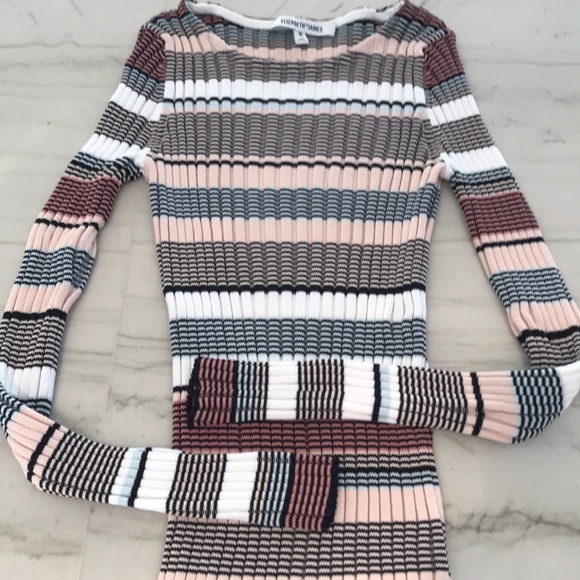Elizabeth and james like new striped sweater size medium M - Picture 1 of 5